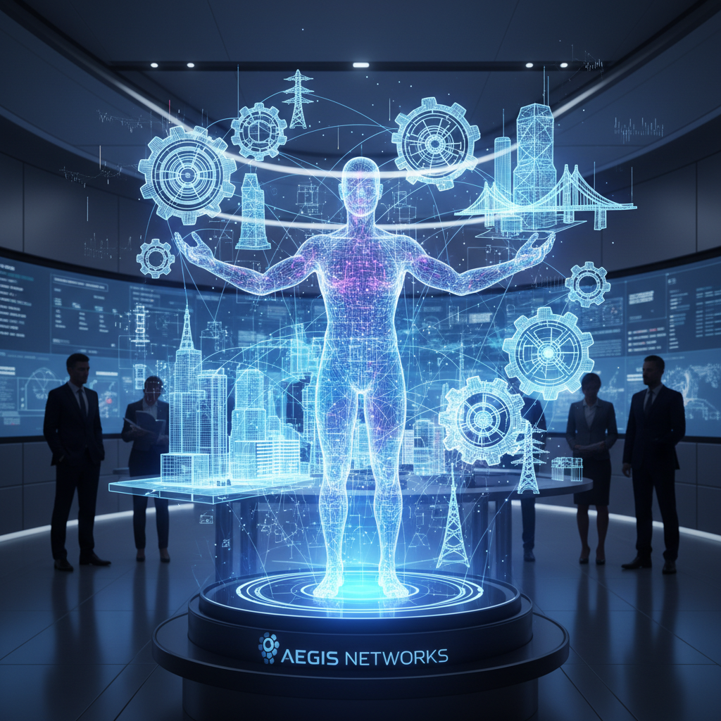 스마트 시티 네트워크를 스스로 조작하는 에이전트 AI 홀로그램