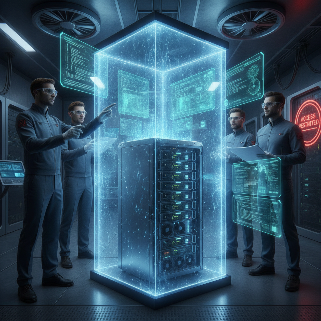안전한 보안 아키텍처와 방어벽을 설계하는 IT 실무자들의 모습